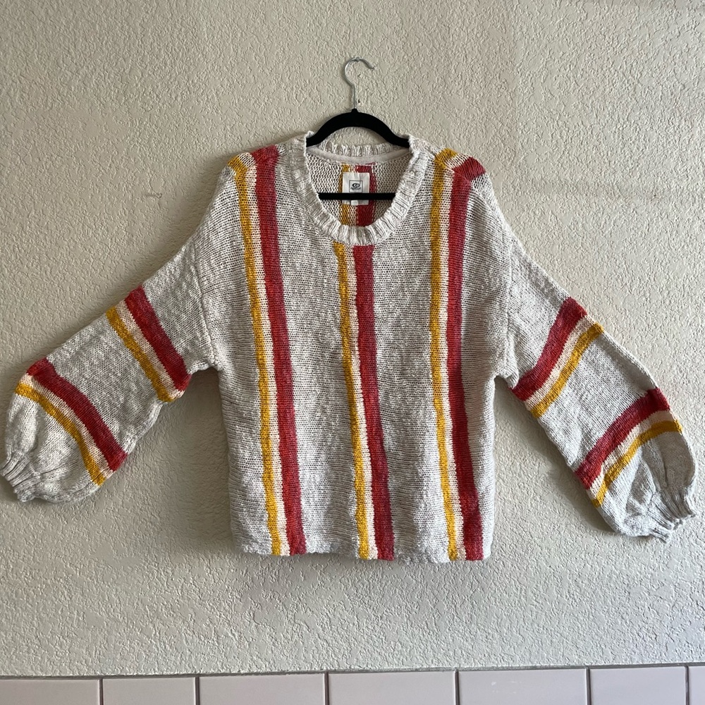 Knit Rip Curl Sweater